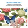 YYHWHJDE Hydrangeas Daisies Butterflies Pattern Large Office Gaming Mouse pad 16 x 29.5 in : Strong Adhesion and Durability Precision Edge Locking view 4