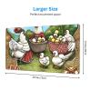 YYHWHJDE Mother Chicken and Chicks Pattern Large Office Gaming Mouse pad 16 x 29.5 in : Strong Adhesion and Durability Precision Edge Locking view 2