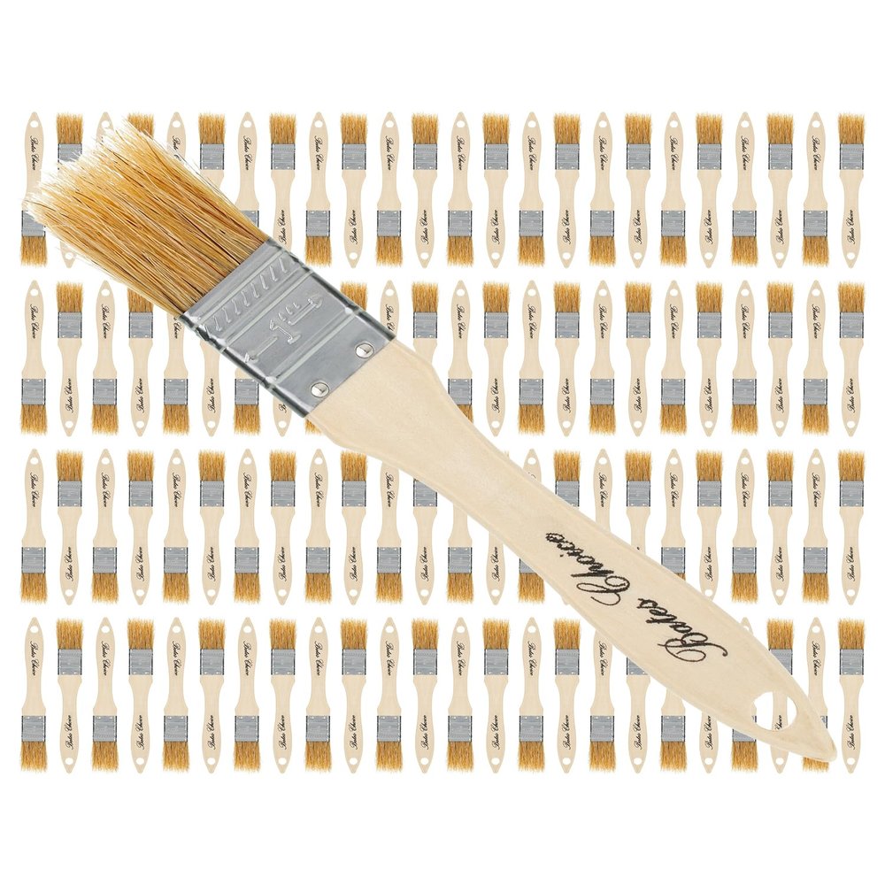 Bates- Chip Paint Brushes, 1 Inch, 96 Pack, Chip Brush, Brushes for Painting, Paint Brushes, Stain Brushes for Wood, Natural Bristle Paint Brush, 1 Inch Paint Brush, Chip Paint Brushes for Paint