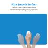 YYHWHJDE Solid Color Blue Pattern Large Office Gaming Mouse pad 16 x 29.5 in : Strong Adhesion and Durability Precision Edge Locking view 4