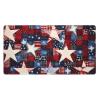 YYHWHJDE Stars and Flags Picture Large Office Gaming Mouse pad 16 x 29.5 in : Strong Adhesion and Durability Precision Edge Locking view 1