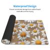 YYHWHJDE Beauty Daisy Pattern Large Office Gaming Mouse pad 16 x 29.5 in : Strong Adhesion and Durability Precision Edge Locking view 3