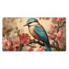YYHWHJDE Vintage Bird Flower Picture Large Office Gaming Mouse pad 16 x 29.5 in : Strong Adhesion and Durability Precision Edge Locking