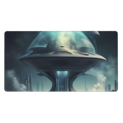 YYHWHJDE Alien Smoke Pattern Large Office Gaming Mouse pad 16 x 29.5 in : Strong Adhesion and Durability Precision Edge Locking