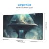YYHWHJDE Alien Smoke Pattern Large Office Gaming Mouse pad 16 x 29.5 in : Strong Adhesion and Durability Precision Edge Locking view 2
