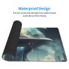 YYHWHJDE Alien Smoke Pattern Large Office Gaming Mouse pad 16 x 29.5 in : Strong Adhesion and Durability Precision Edge Locking view 3