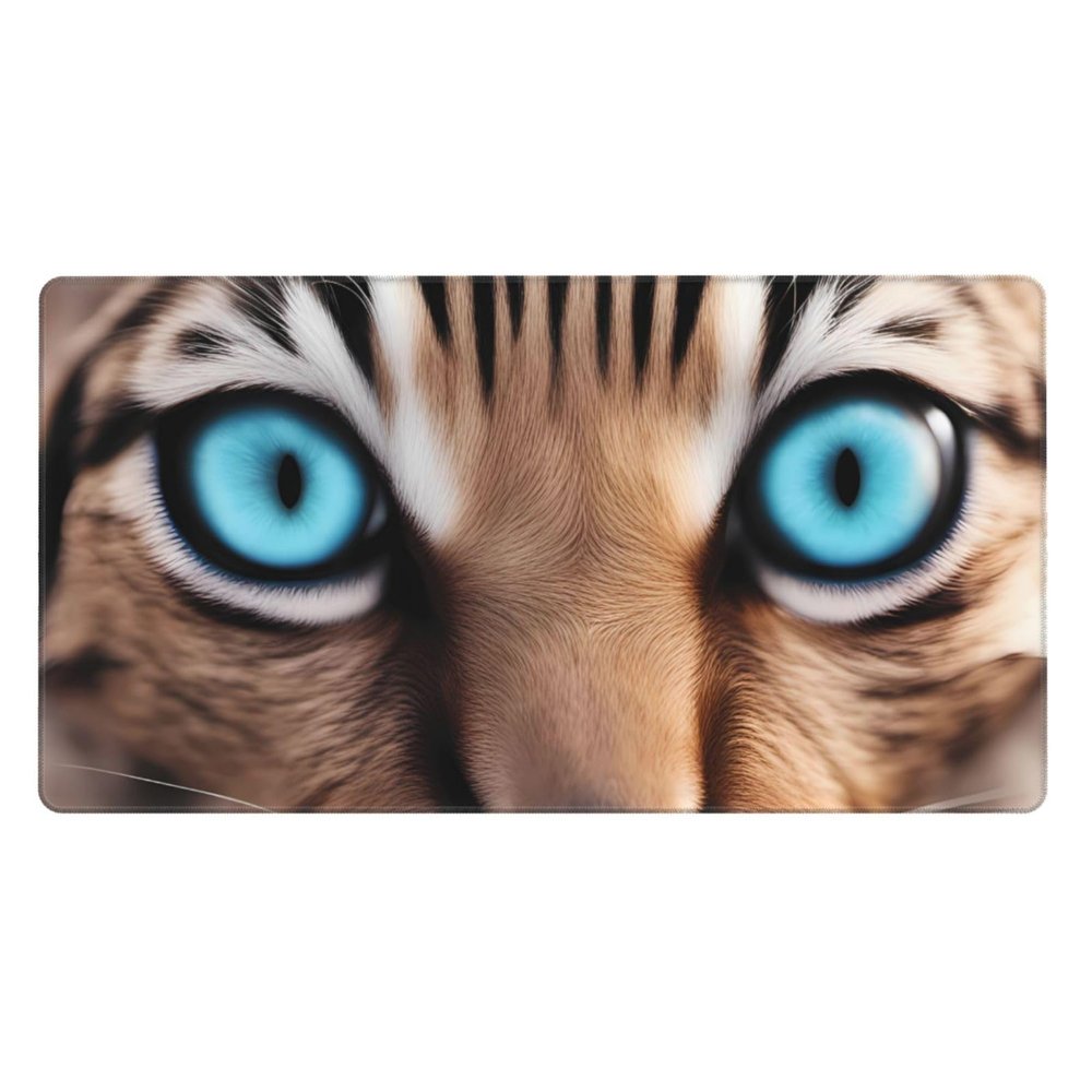 YYHWHJDE Lovely Eyelashes Pattern Large Office Gaming Mouse pad 16 x 29.5 in : Strong Adhesion and Durability Precision Edge Locking
