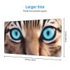 YYHWHJDE Lovely Eyelashes Pattern Large Office Gaming Mouse pad 16 x 29.5 in : Strong Adhesion and Durability Precision Edge Locking view 2