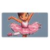 YYHWHJDE Little Ballerina Dancing Girl Pattern Large Office Gaming Mouse pad 16 x 29.5 in : Strong Adhesion and Durability Precision Edge Locking view 1