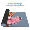 YYHWHJDE Little Ballerina Dancing Girl Pattern Large Office Gaming Mouse pad 16 x 29.5 in : Strong Adhesion and Durability Precision Edge Locking view 3