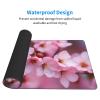 YYHWHJDE Pink Cherry Blossoms Pattern Large Office Gaming Mouse pad 16 x 29.5 in : Strong Adhesion and Durability Precision Edge Locking view 3