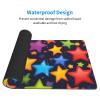 YYHWHJDE Colorful Rainbow Stars Pattern Large Office Gaming Mouse pad 16 x 29.5 in : Strong Adhesion and Durability Precision Edge Locking view 3