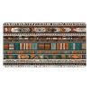 YYHWHJDE African Tribal Ethnic Pattern Large Office Gaming Mouse pad 16 x 29.5 in : Strong Adhesion and Durability Precision Edge Locking view 1