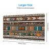 YYHWHJDE African Tribal Ethnic Pattern Large Office Gaming Mouse pad 16 x 29.5 in : Strong Adhesion and Durability Precision Edge Locking view 2