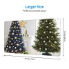 YYHWHJDE Star Christmas Tree Pattern Large Office Gaming Mouse pad 16 x 29.5 in : Strong Adhesion and Durability Precision Edge Locking view 2