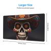 YYHWHJDE Mexican Halloween Skull Picture Large Office Gaming Mouse pad 16 x 29.5 in : Strong Adhesion and Durability Precision Edge Locking view 2