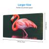 YYHWHJDE Pink Flamingo Pattern Large Office Gaming Mouse pad 16 x 29.5 in : Strong Adhesion and Durability Precision Edge Locking view 2