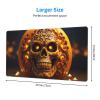 YYHWHJDE Halloween Skull Picture Large Office Gaming Mouse pad 16 x 29.5 in : Strong Adhesion and Durability Precision Edge Locking view 2