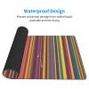 YYHWHJDE Rainbow Color Stripe Pattern Large Office Gaming Mouse pad 16 x 29.5 in : Strong Adhesion and Durability Precision Edge Locking view 3
