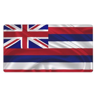 YYHWHJDE Flag of Hawaii American Picture Large Office Gaming Mouse pad 16 x 29.5 in : Strong Adhesion and Durability Precision Edge Locking