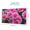 YYHWHJDE Beautiful Pink Flowers Pattern Large Office Gaming Mouse pad 16 x 29.5 in : Strong Adhesion and Durability Precision Edge Locking view 2