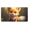 YYHWHJDE Cute Baby Fox Picture Large Office Gaming Mouse pad 16 x 29.5 in : Strong Adhesion and Durability Precision Edge Locking view 1
