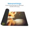 YYHWHJDE Cute Baby Fox Picture Large Office Gaming Mouse pad 16 x 29.5 in : Strong Adhesion and Durability Precision Edge Locking view 3