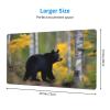 YYHWHJDE rge and Small Black Bears Pattern Large Office Gaming Mouse pad 16 x 29.5 in : Strong Adhesion and Durability Precision Edge Locking view 2