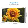 YYHWHJDE Beautiful Sunflower Picture Large Office Gaming Mouse pad 16 x 29.5 in : Strong Adhesion and Durability Precision Edge Locking view 2