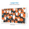YYHWHJDE Many Foxes Pattern Large Office Gaming Mouse pad 16 x 29.5 in : Strong Adhesion and Durability Precision Edge Locking view 2