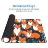 YYHWHJDE Many Foxes Pattern Large Office Gaming Mouse pad 16 x 29.5 in : Strong Adhesion and Durability Precision Edge Locking view 3