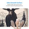YYHWHJDE Moose Bear Deer Pattern Large Office Gaming Mouse pad 16 x 29.5 in : Strong Adhesion and Durability Precision Edge Locking view 4