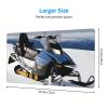 YYHWHJDE Snowmobile Picture Large Office Gaming Mouse pad 16 x 29.5 in : Strong Adhesion and Durability Precision Edge Locking view 2