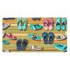 YYHWHJDE Flip Flop Picture Large Office Gaming Mouse pad 16 x 29.5 in : Strong Adhesion and Durability Precision Edge Locking view 1