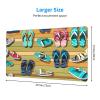 YYHWHJDE Flip Flop Picture Large Office Gaming Mouse pad 16 x 29.5 in : Strong Adhesion and Durability Precision Edge Locking view 2
