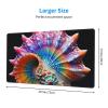 YYHWHJDE Colorful Sea Shell Picture Large Office Gaming Mouse pad 16 x 29.5 in : Strong Adhesion and Durability Precision Edge Locking view 2
