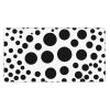 YYHWHJDE Black and White Polka Dot Pattern Large Office Gaming Mouse pad 16 x 29.5 in : Strong Adhesion and Durability Precision Edge Locking view 1