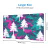 YYHWHJDE White Trees Camo Pattern Large Office Gaming Mouse pad 16 x 29.5 in : Strong Adhesion and Durability Precision Edge Locking view 2