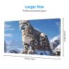 YYHWHJDE Snow Leopard Picture Large Office Gaming Mouse pad 16 x 29.5 in : Strong Adhesion and Durability Precision Edge Locking view 2