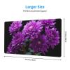 YYHWHJDE Wild ChrysanthemumJuHua Purple Picture Large Office Gaming Mouse pad 16 x 29.5 in : Strong Adhesion and Durability Precision Edge Locking view 2