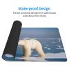 YYHWHJDE Polar Bear Ice Pattern Large Office Gaming Mouse pad 16 x 29.5 in : Strong Adhesion and Durability Precision Edge Locking view 3