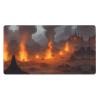 YYHWHJDE Burning Guitar Prints Large Office Gaming Mouse pad 16 x 29.5 in : Strong Adhesion and Durability Precision Edge Locking view 1