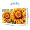 YYHWHJDE Sunflowers Sun Picture Large Office Gaming Mouse pad 16 x 29.5 in : Strong Adhesion and Durability Precision Edge Locking view 2