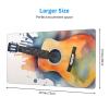 YYHWHJDE Watercolor Acoustic Guitar Pattern Large Office Gaming Mouse pad 16 x 29.5 in : Strong Adhesion and Durability Precision Edge Locking view 2