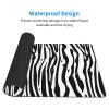 YYHWHJDE Zebra Print Pattern Large Office Gaming Mouse pad 16 x 29.5 in : Strong Adhesion and Durability Precision Edge Locking view 3