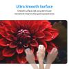 YYHWHJDE Pretty Red Flower Picture Large Office Gaming Mouse pad 16 x 29.5 in : Strong Adhesion and Durability Precision Edge Locking view 4
