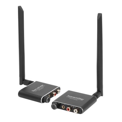 2.4G Wireless Audio Transceiver, 3.5mm Input Output Audio Transmitter Receiver 100240V (US Plug)