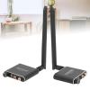 2.4G Wireless Audio Transceiver, 3.5mm Input Output Audio Transmitter Receiver 100240V (US Plug) view 3
