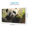 YYHWHJDE Cute Little Panda Picture Large Office Gaming Mouse pad 16 x 29.5 in : Strong Adhesion and Durability Precision Edge Locking view 2
