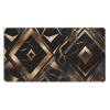 YYHWHJDE Black Gold Stone Pattern Pattern Large Office Gaming Mouse pad 16 x 29.5 in : Strong Adhesion and Durability Precision Edge Locking view 1